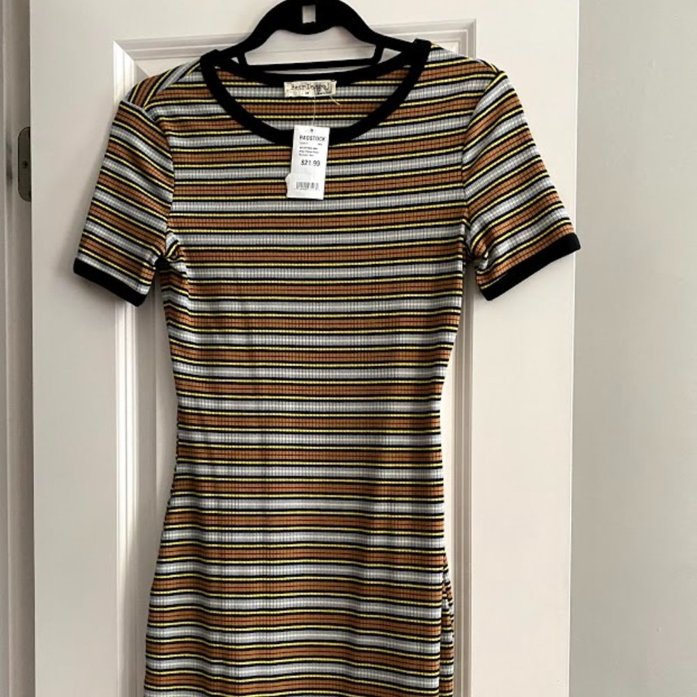 Women's Striped Vintage Casual Dress